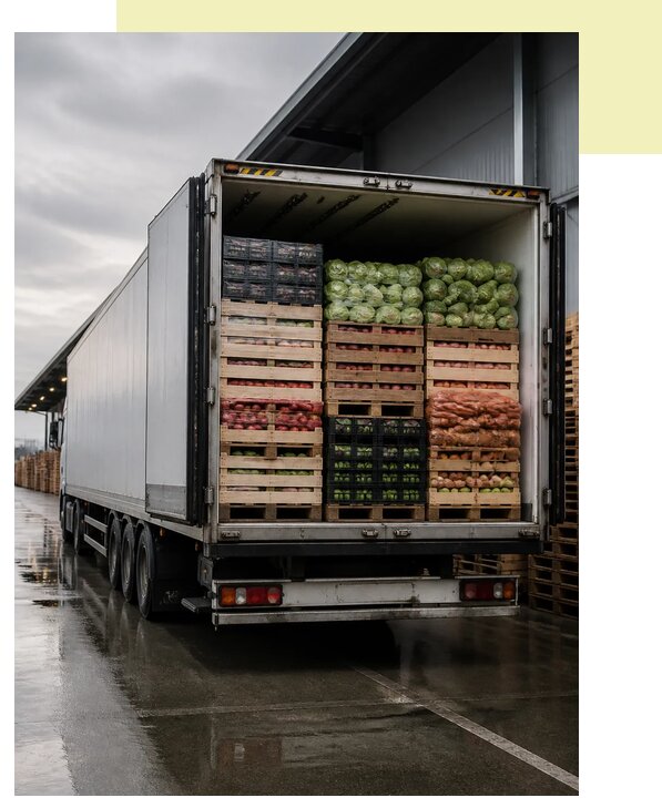 Перевозка плодоовощной продукции в Ленинск-Кузнецкого по цене от 5111 р. | Агросервис-Лнн